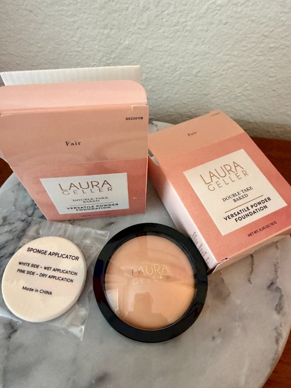 2X Laura Geller Award Winning Double Take Baked Full Coverage Foundation - Fair